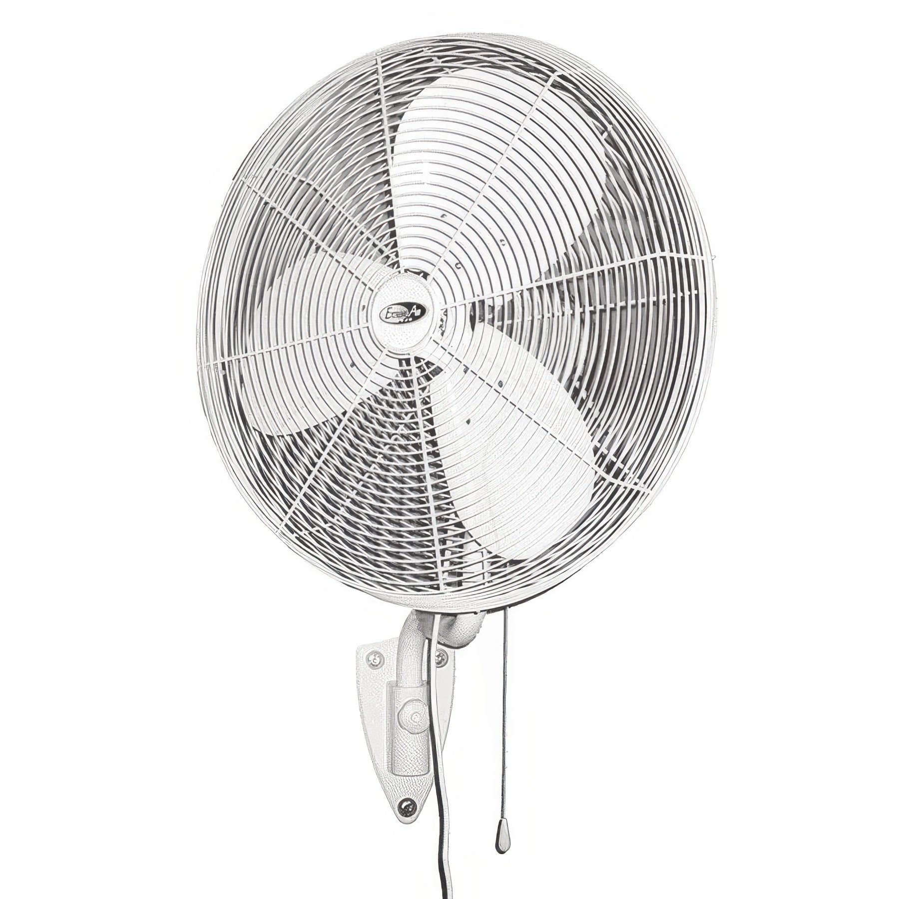 J&D Manufacturing Extreme Air Oscillating Wall Mount Fan
