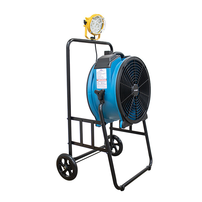 XPOWER FA-420K6 Mobile Cooling Fan & Light Kit, 3600 CFM, Blue