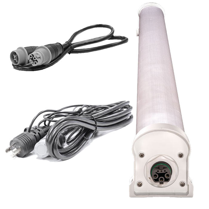Faven R8 120 Watt 46 Inch Under-Canopy LED Grow Light Bar, 240 Volt - Pack of 8 LEDs With 1 Extension Cord