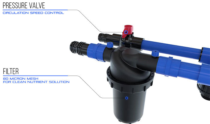 Alien Hydroponics V-System 18 Pot RDWC Hydroponic System