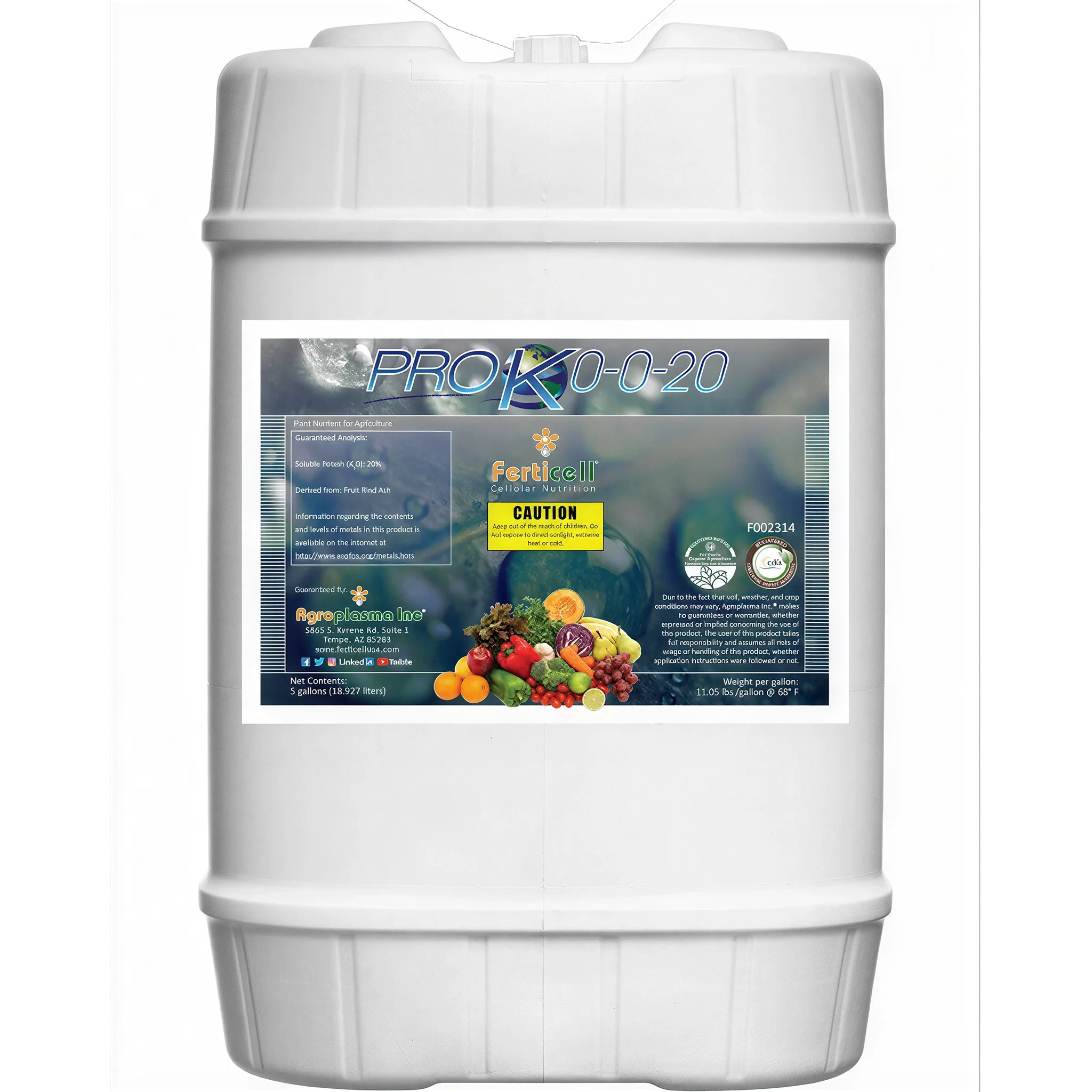 Ferticell Organic Pro K 0-0-20