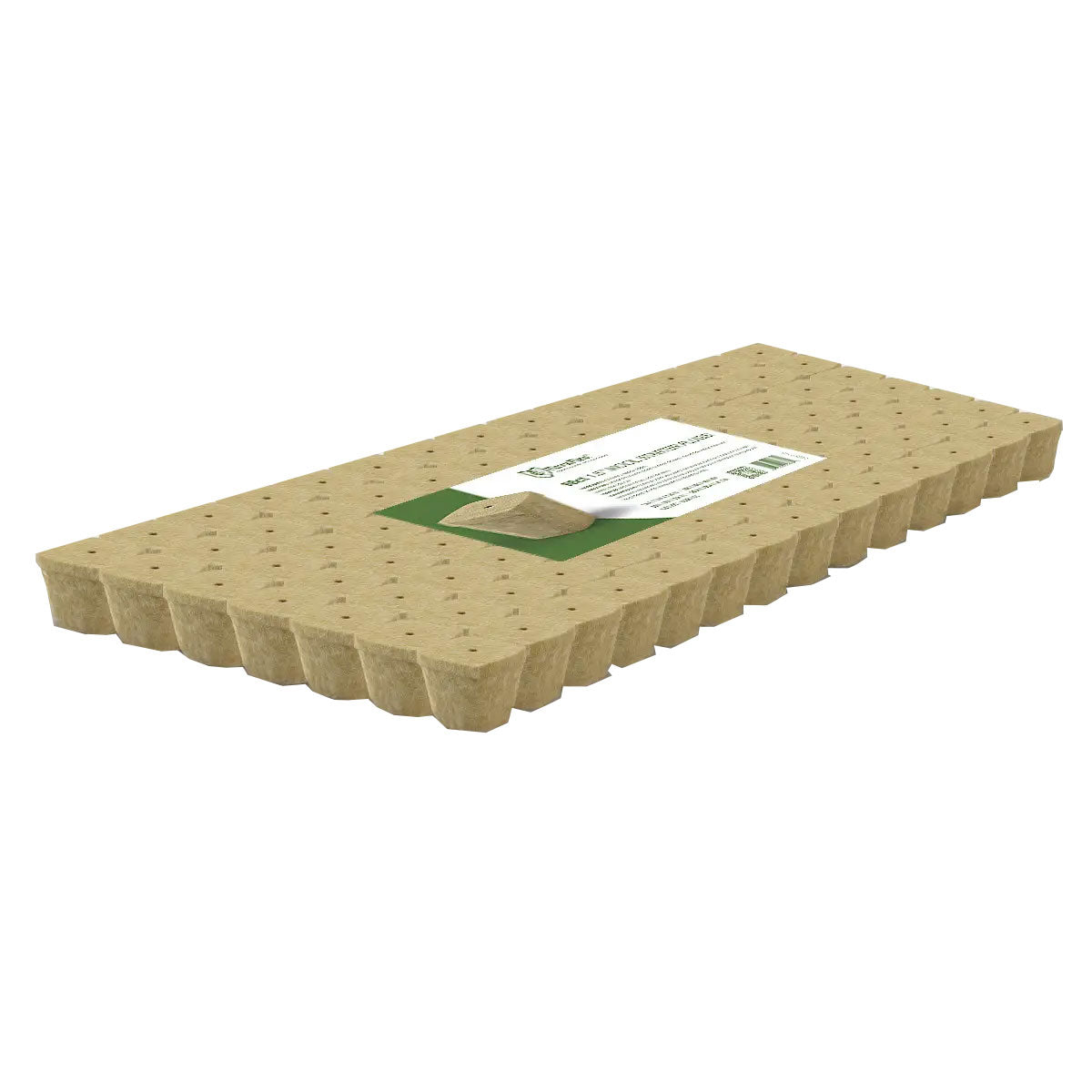 FloraFlex 1.5" FloraFlex Wool Propagation Plugs, 98 Per Slab - Case of 20 Slabs (1960 Total Plugs)