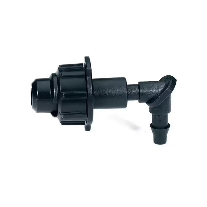 DIG EXL Series Fogger Head, 1/4 Inch Elbow Barb, Black &  Gray, 3 GPH - Pack of 150