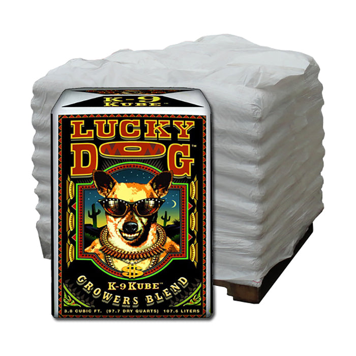 Fox Farm Lucky Dog K-9 Kube Growers Blend, 3.8 Cubic Feet - Pallet of 30 Bags