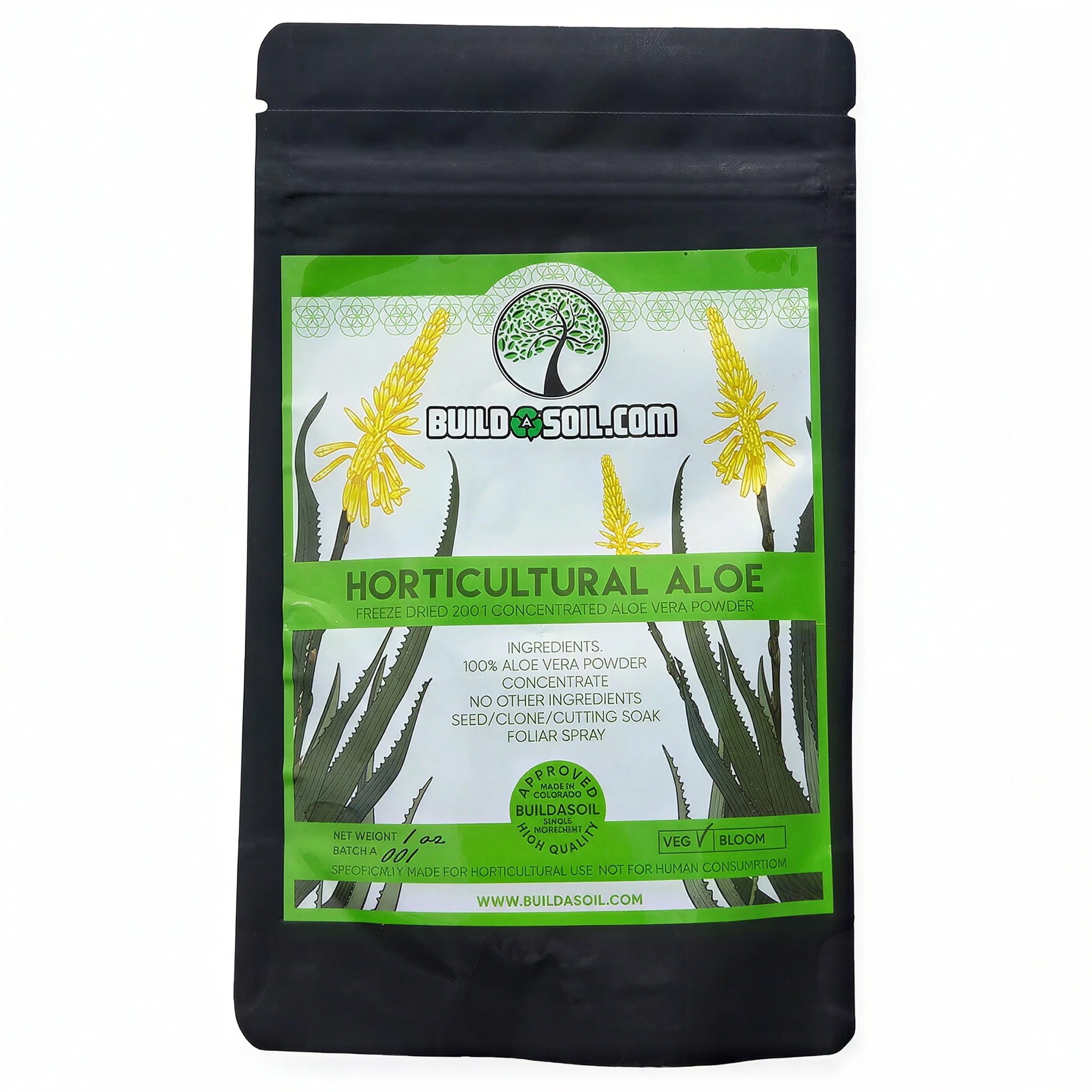BuildASoil Horticultural Aloe, 1 oz.