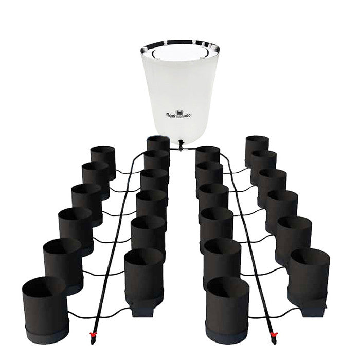 AutoPot 24 Pot GeoPot Watering System with 5 Gallon GeoPots, 105 Gallon Pro FlexiTank