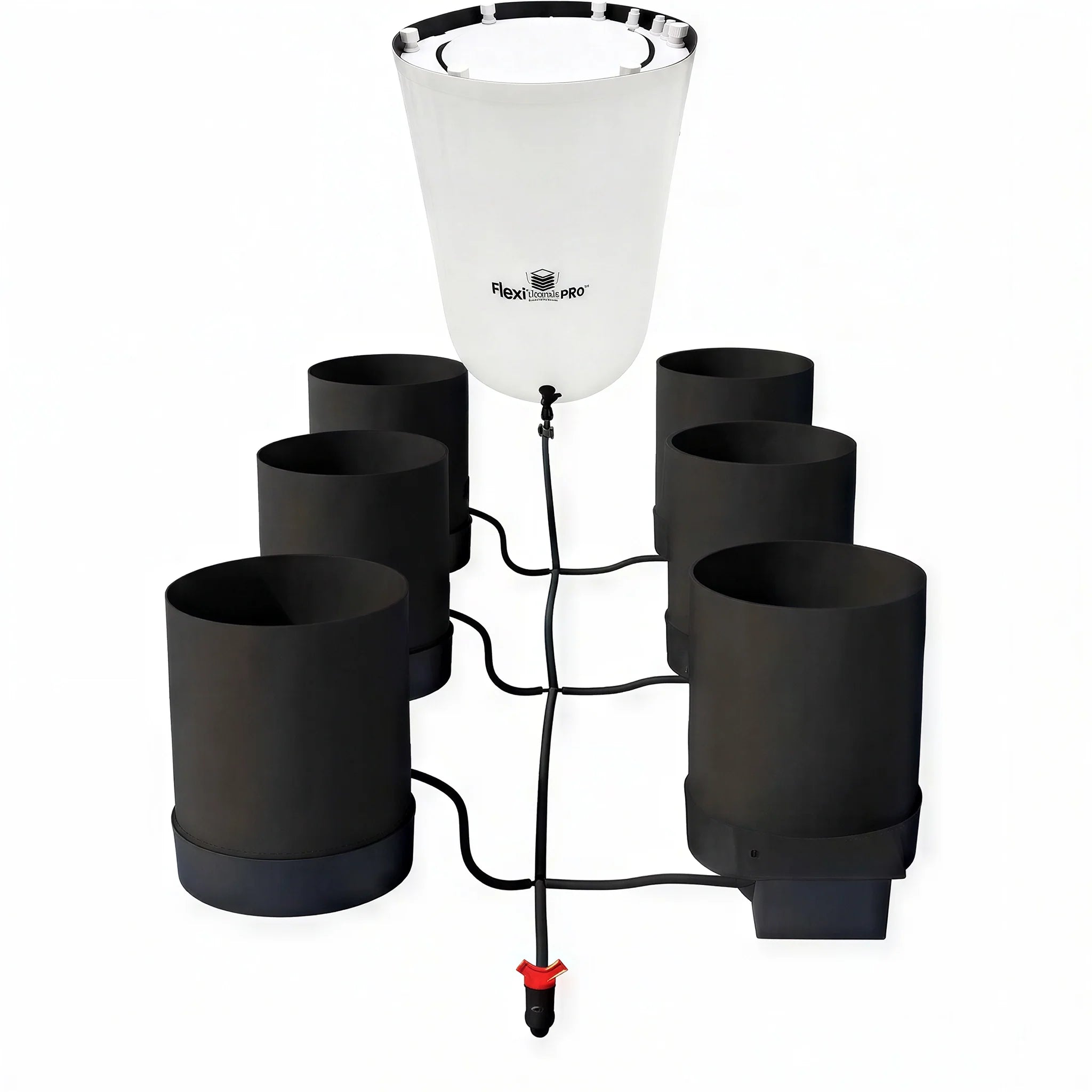 AutoPot 6 Pot GeoPot Watering System with 3 Gallon GeoPots, 25 Gallon Pro FlexiTank