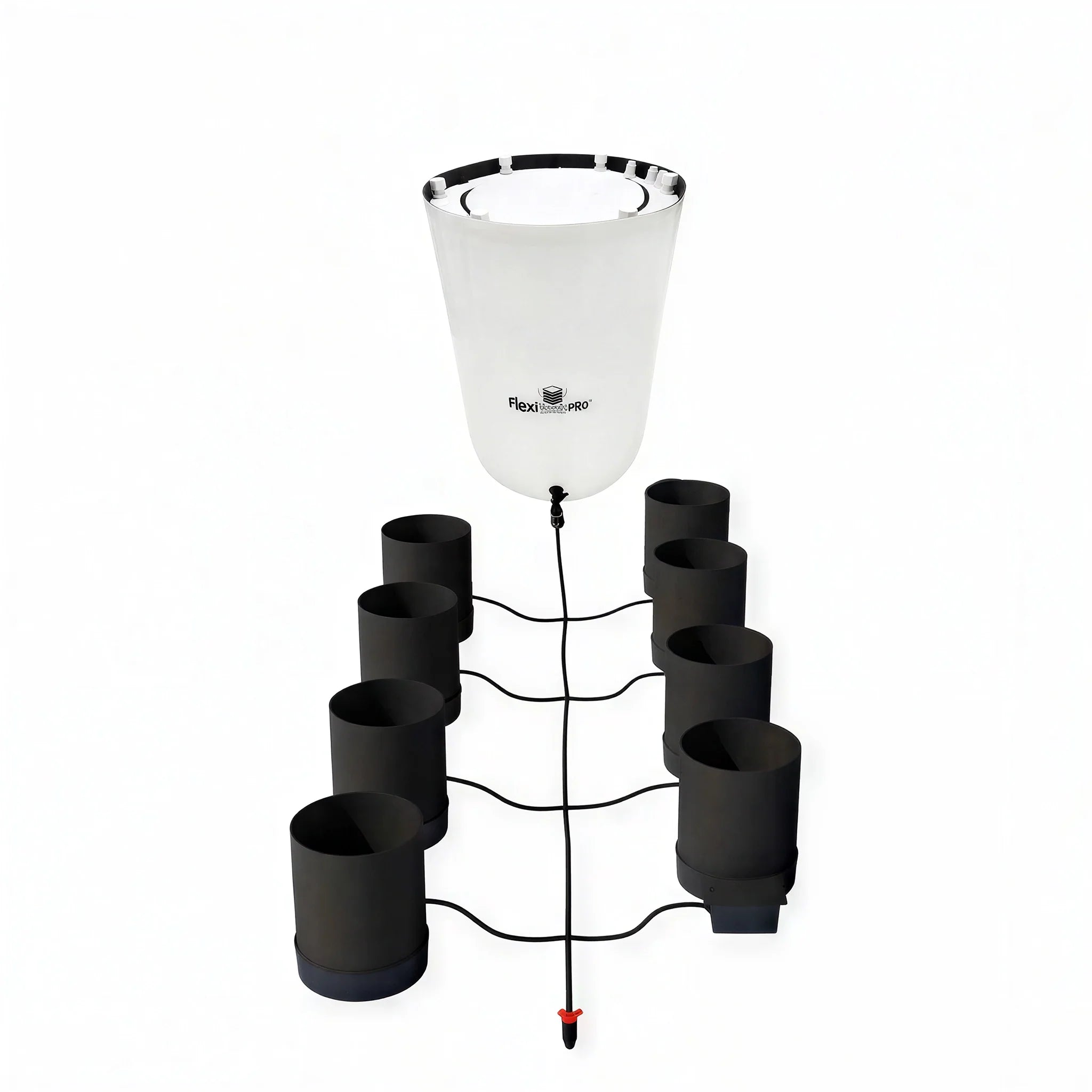 AutoPot 8 Pot GeoPot Watering System with 5 Gallon GeoPots, 25 Gallon Pro FlexiTank