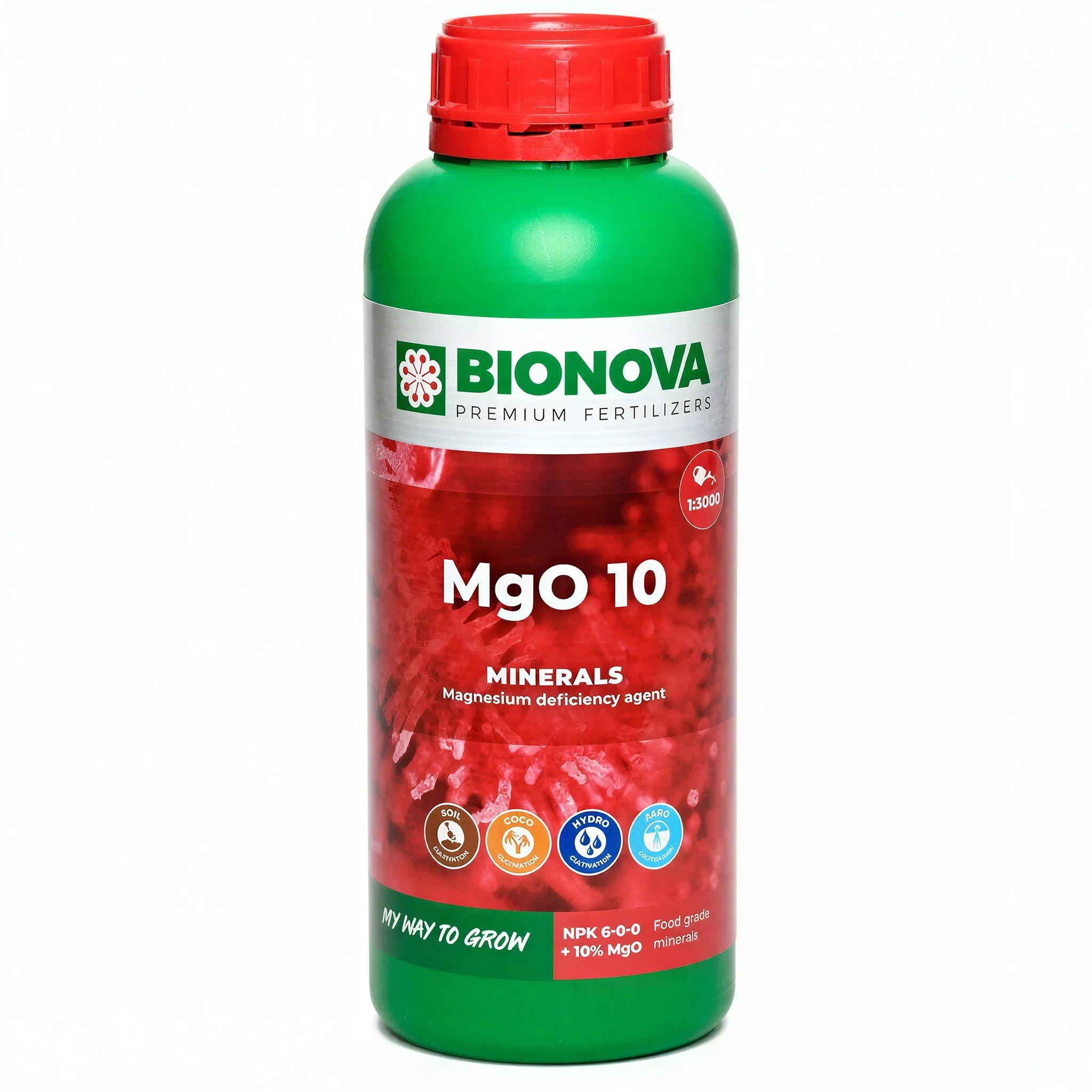 Bionova MgO 10 Magnesium Mineral Additive, 1 Liter