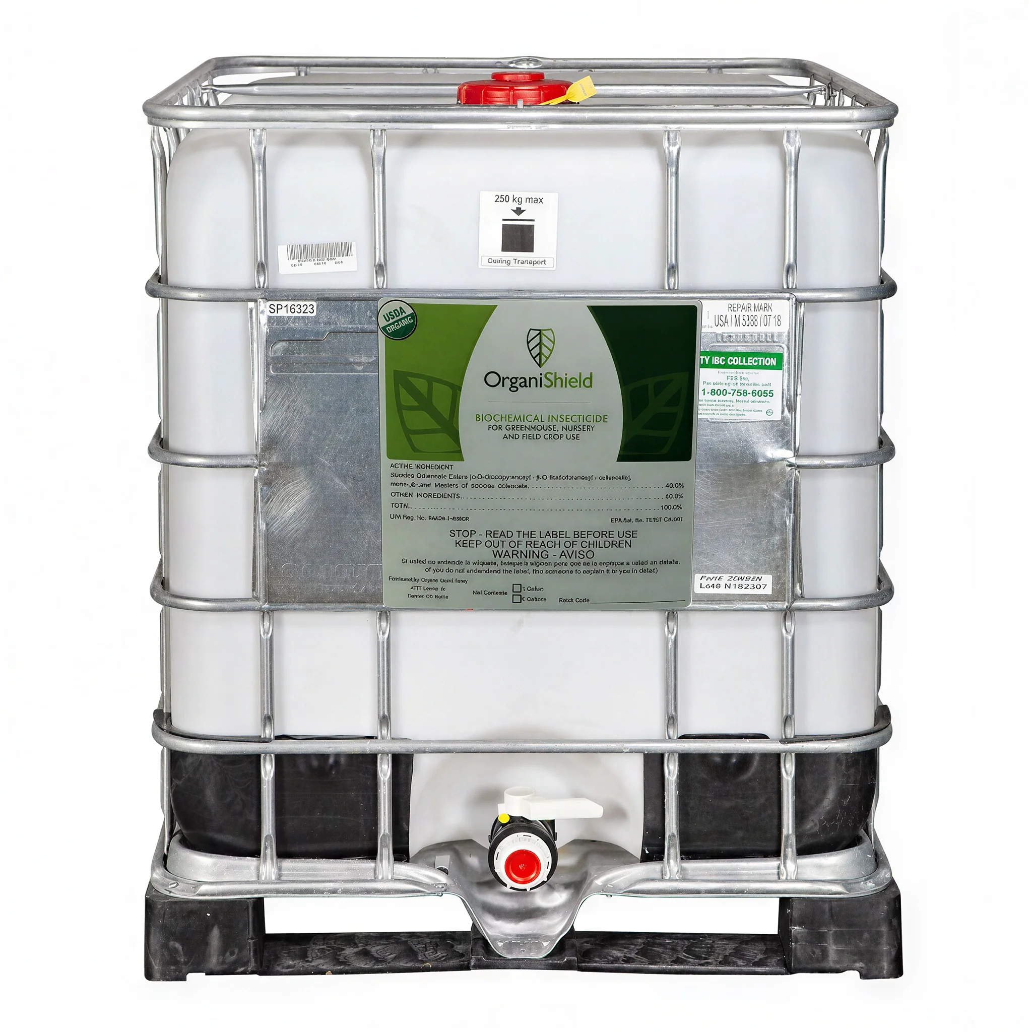 OrganiShield Organic Pesticide Sucrose Octanoate, 225 Gallon