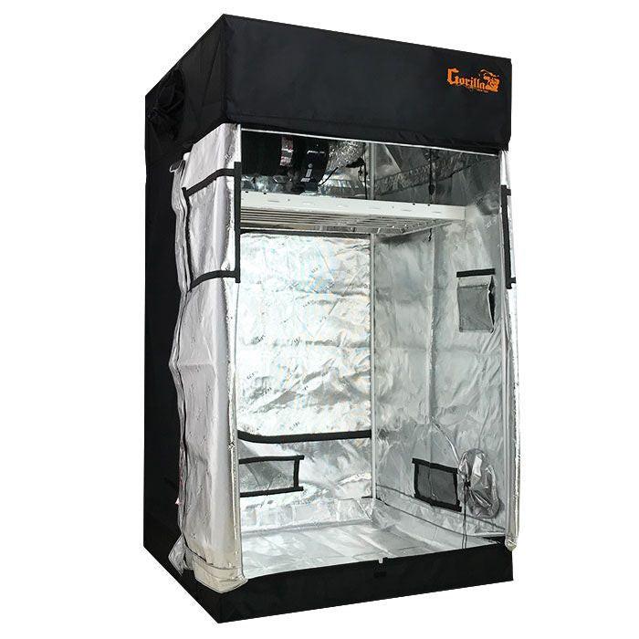 Gorilla Grow Tent 4' x 4' Fluorescent T5 Grow Tent Kit With Automated Ventilation Package