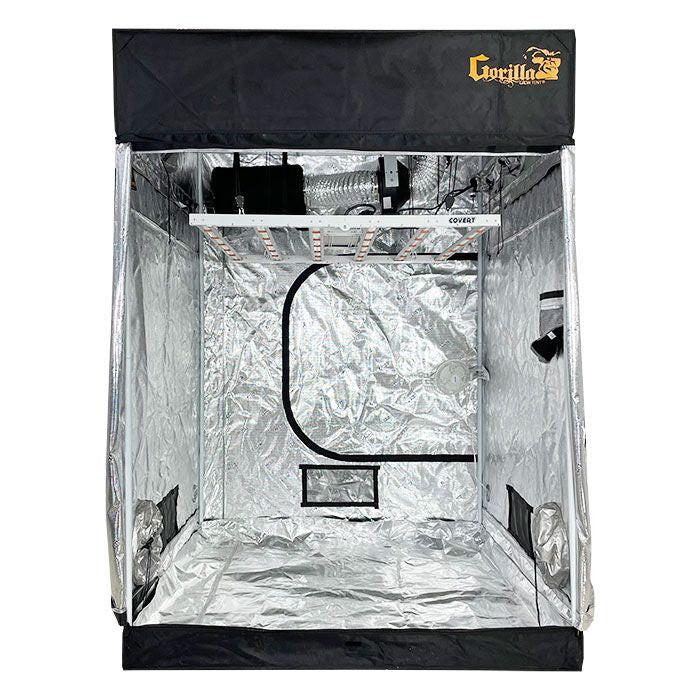gorilla tent 5x5 Gorilla Grow Tent 5' x 5' 630 Watt Covert PRO LED Grow Tent Kit With Automated Ventilation Package