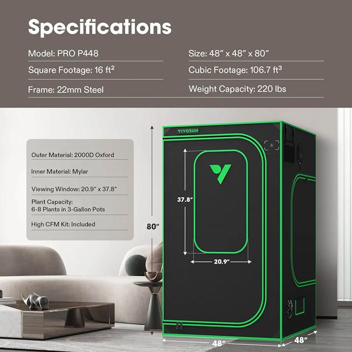 Vivosun Grow Tent Pro P448
