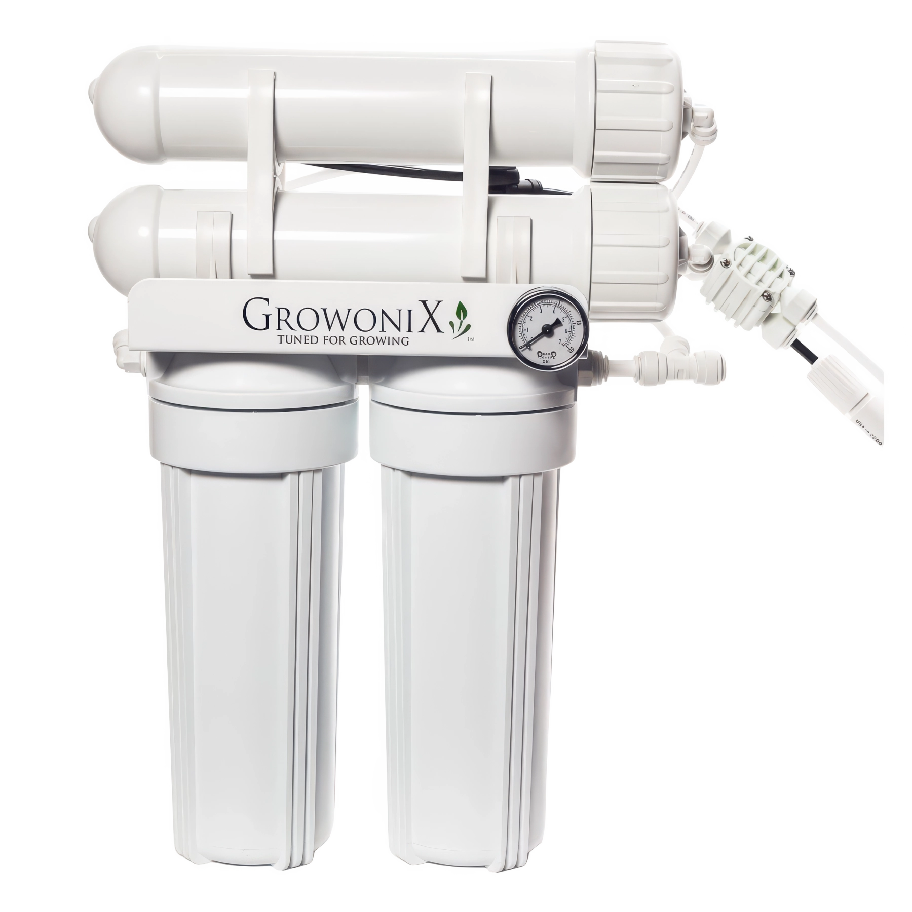 GrowoniX EX400 - 400 GPD Reverse Osmosis Filtration System with KDF/CAT Premium Carbon Filter