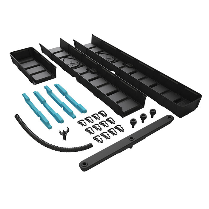 Botanicare Gutter Tray Conversion Kit, 4 Foot Wide x 24.5 Foot System Length