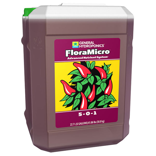 General Hydroponics FloraMicro 6ガロン General Hydroponics FloraMicro 6 Gallon Nutrient Solution