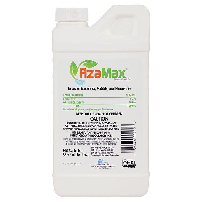 General Hydroponics AzaMax Insecticide, Miticide, & Nematicide Concentrate