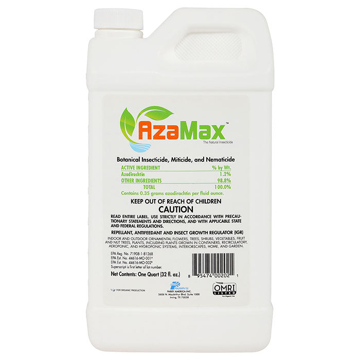 General Hydroponics AzaMax Insecticide, Miticide, & Nematicide Concentrate