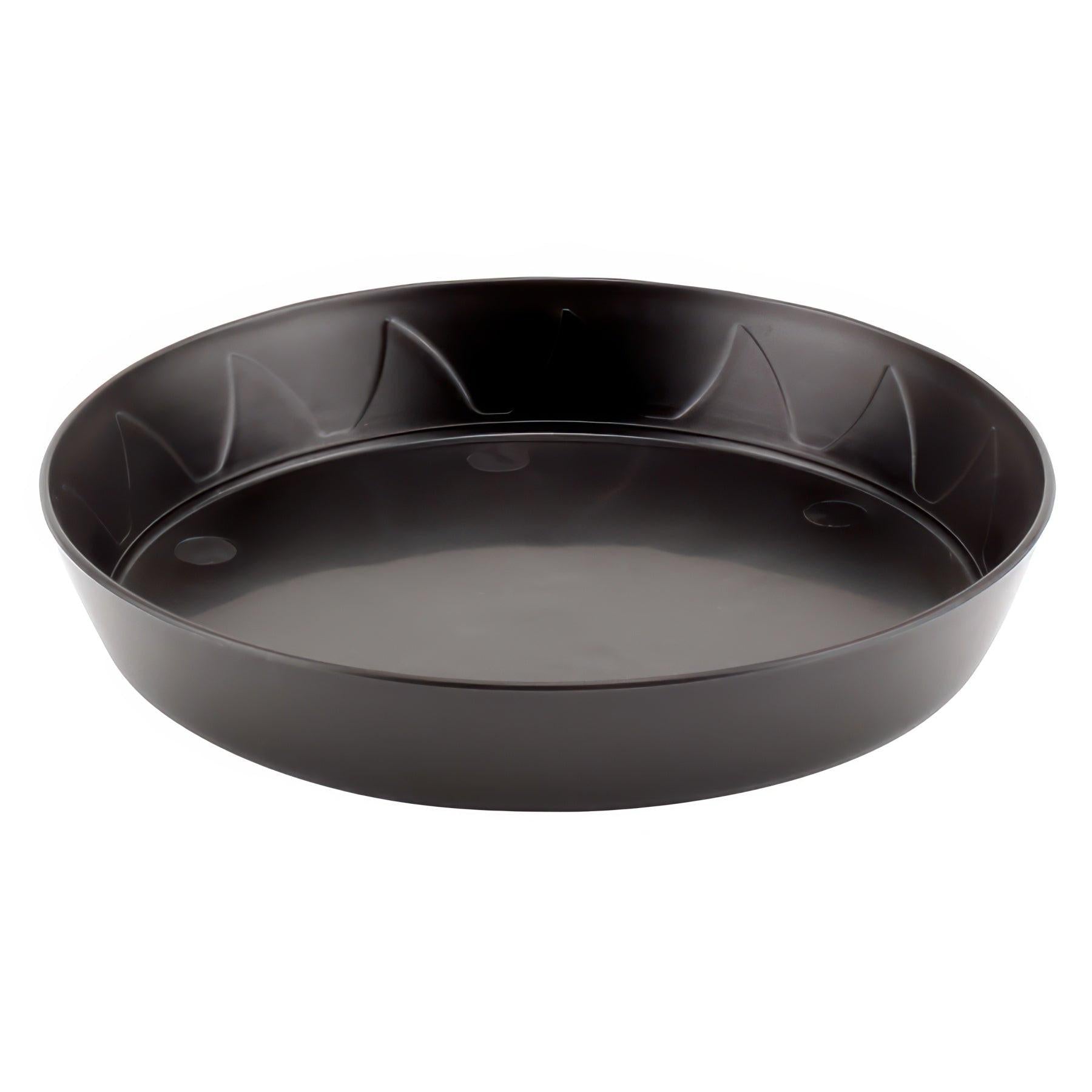 Gro Pro Heavy Duty Black Saucer - 6 in. - Pack of 200
