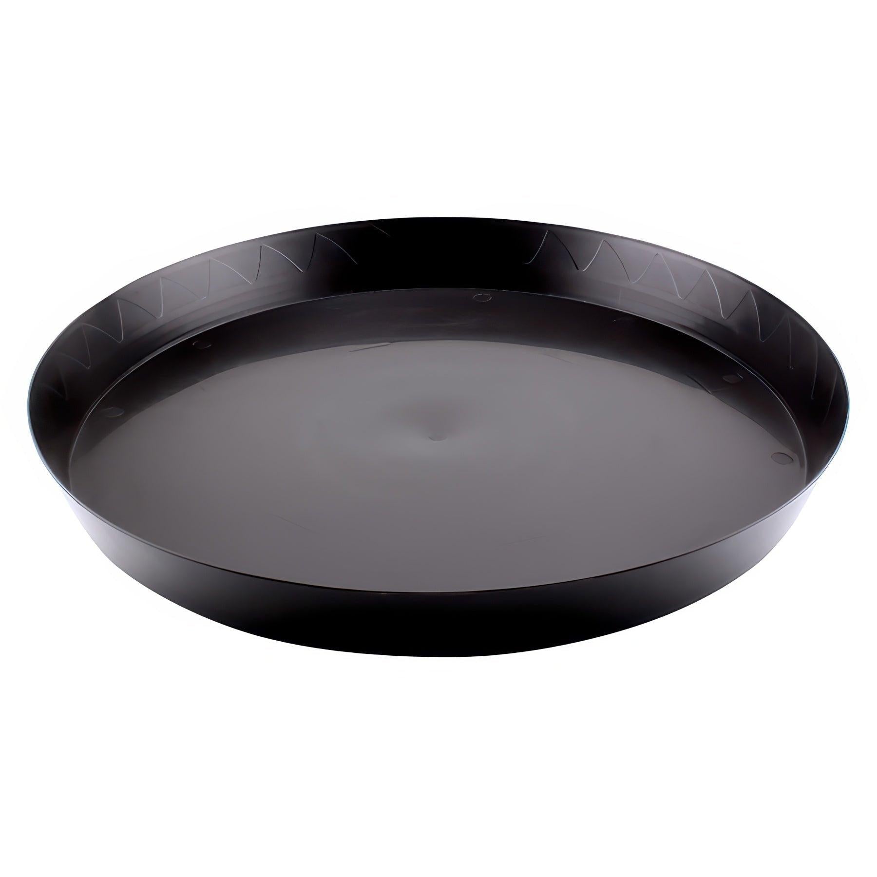 Gro Pro Heavy Duty Black Saucer - 18 in. - Pack of 35