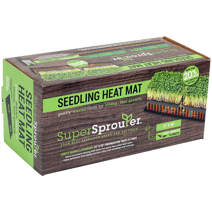 Super Sprouter 2 Tray Seedling Heat Mat, 12 in. x 48 in.
