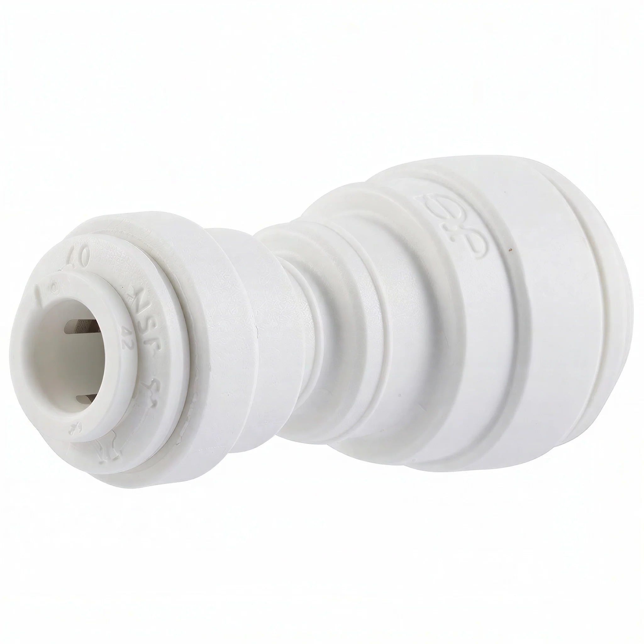 John Guest Reducing Union Straight, 3/8 Inch x 1/4 Inch - Pack of 20