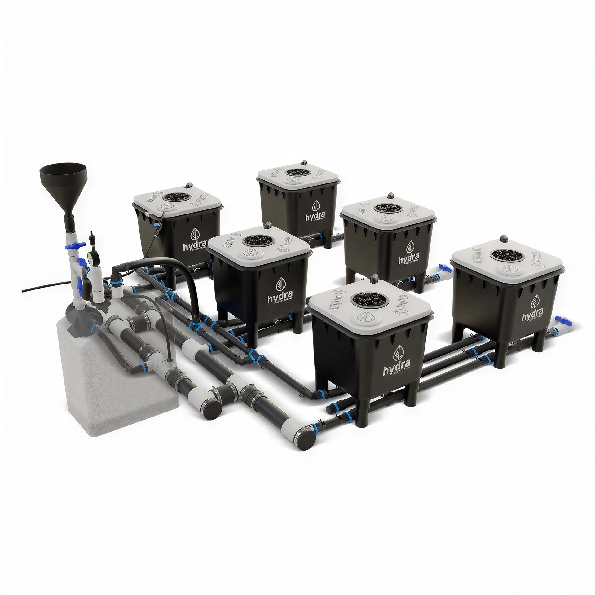 ラグナ　ワンドロップ HydraMax 3-Row RDWC Hydroponic System, 6-Site Setup