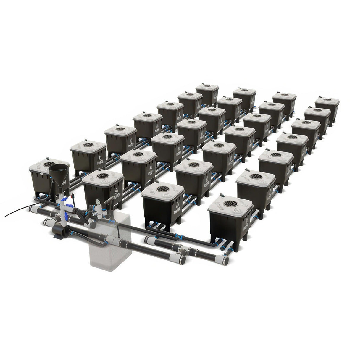 16+ Hydroponic Bed Atm10 HydraMax 4-Row RDWC Hydroponic System, 28-Site Setup