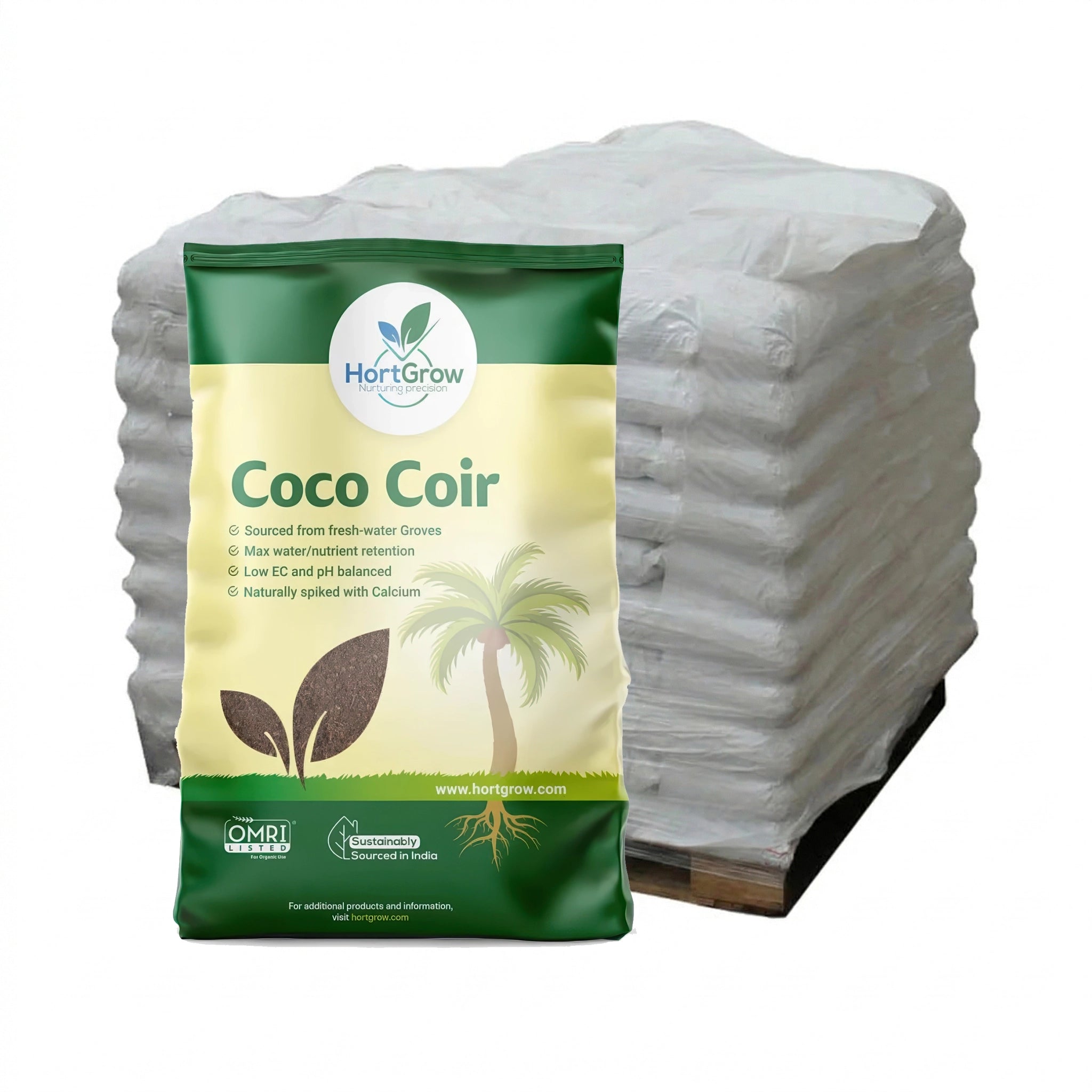 HortGrow Coco Blend, 1.5 Cu. Ft. Bag, Pallet of 100