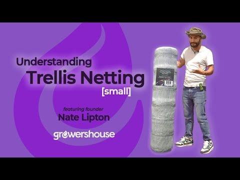 Common Culture Soft Mesh Nylon Trellis Netting Bulk Roll 5 ft x 225 ft w/ 3.5 in Squares + Trojan 2 Inch Straight Scissors.