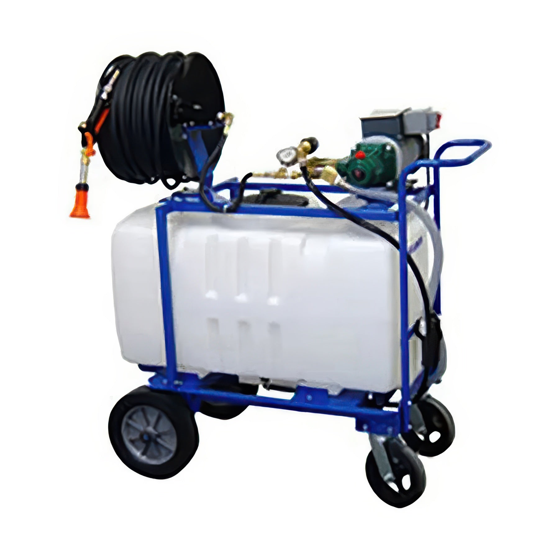 Dramm 120 Volt Hydra 50/150 CRF Sprayer, 50 Gallon Cart with 1/4 in x 150 ft Hose