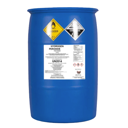 Hydrogen Peroxide Liquid Oxygen H2O2 34% 55 Gallon Bulk Drum.