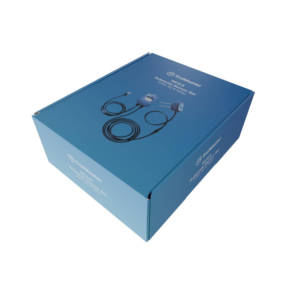 TrolMaster WCS-9 Substrate Sensor Set (VWC, EC & Temp)