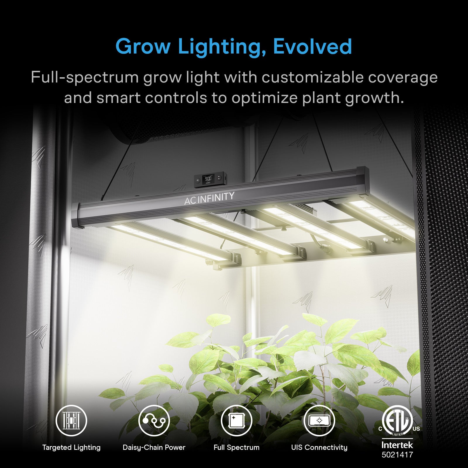 AC Infinity IONPRIME 8 730 Watt Multi-Angle LED Grow Light