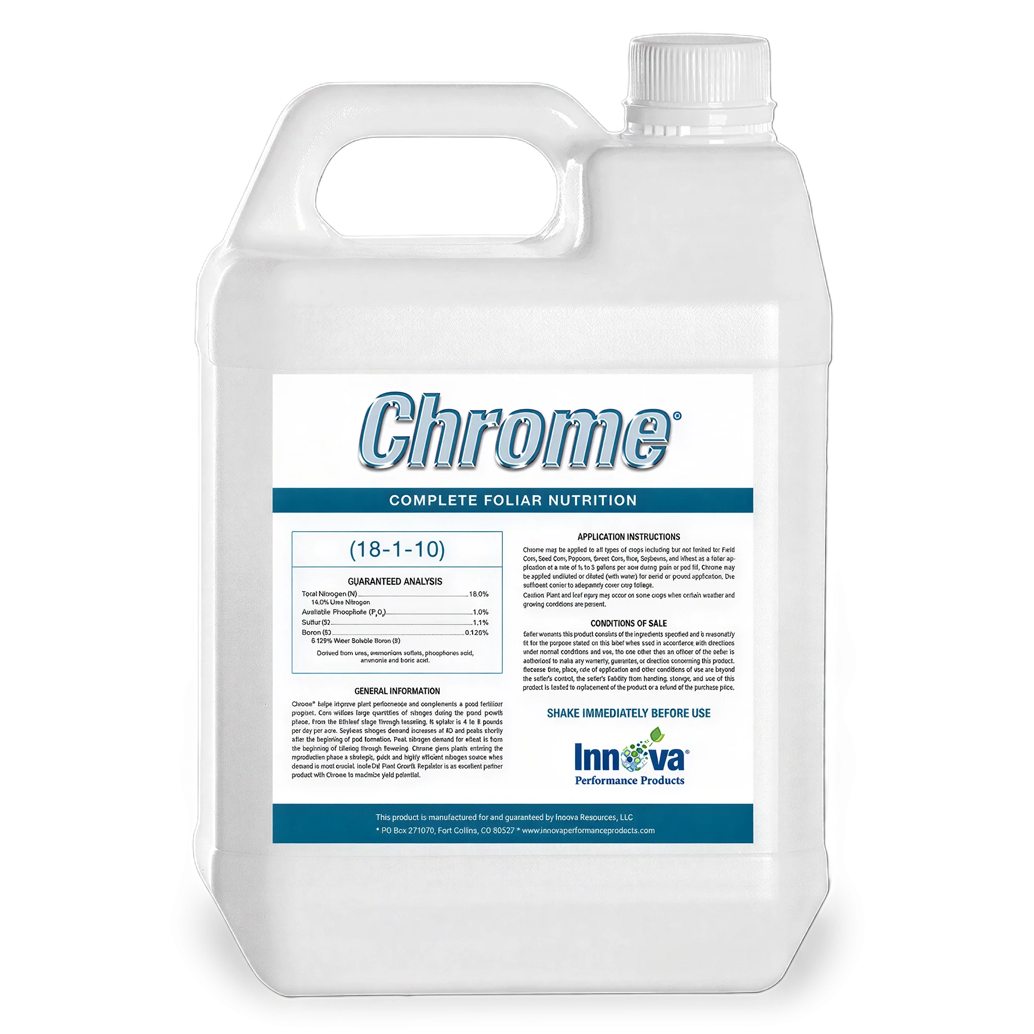 Innova Performance Chrome, 2.5 Gallon