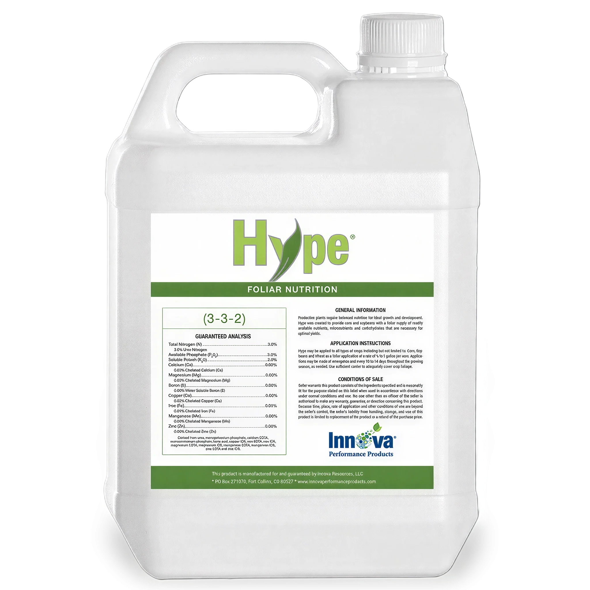 Innova Performance Hype, 2.5 Gallon