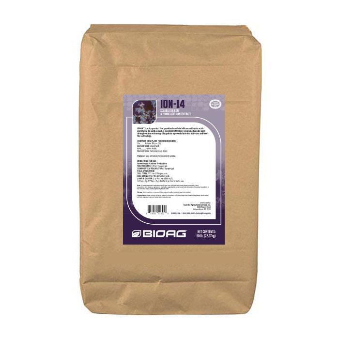 Bioag Label BioAg Ion-14, 50 lb. Pack of 2 - Nutrient Activator