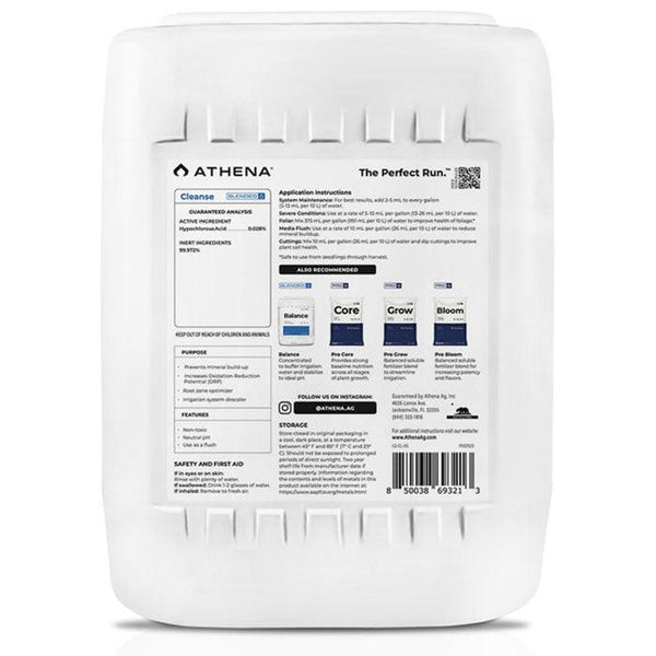 Athena Blended Cleanse 5 Gallon - Root Zone Flushing Agent