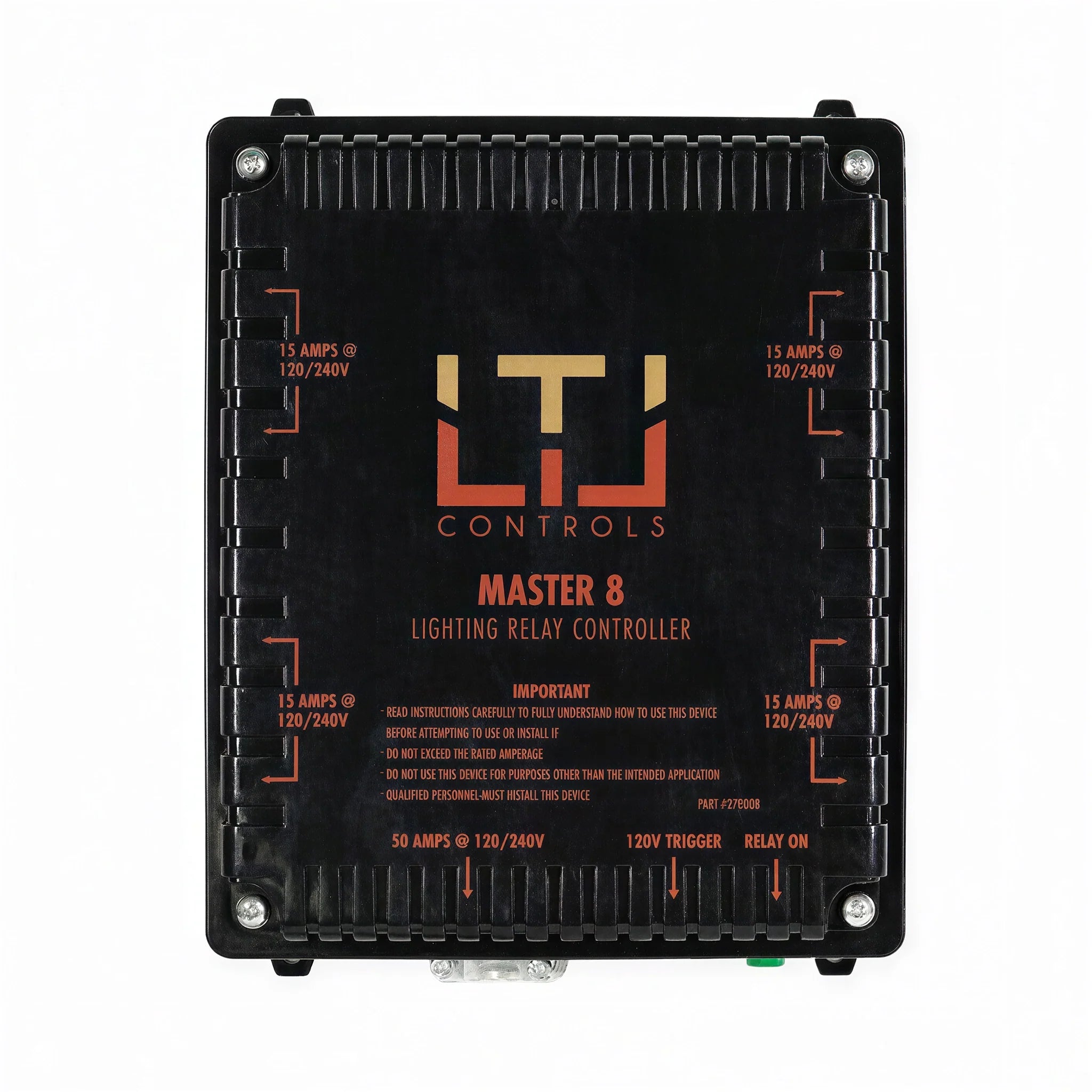 LTL Controls Master 8 Lighting Relay Controller, 120/240 Volt