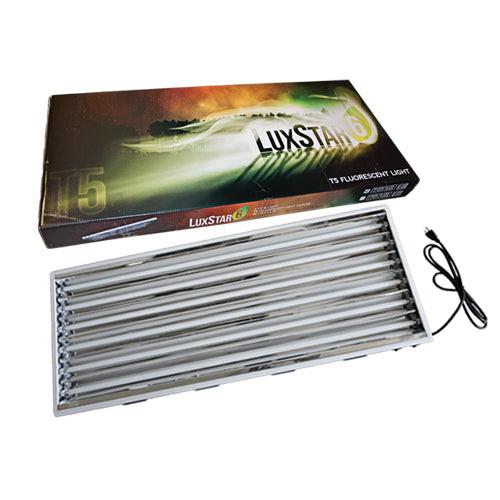 6 bulb t5 grow light LuxStar Fluorescent T5 Grow Light