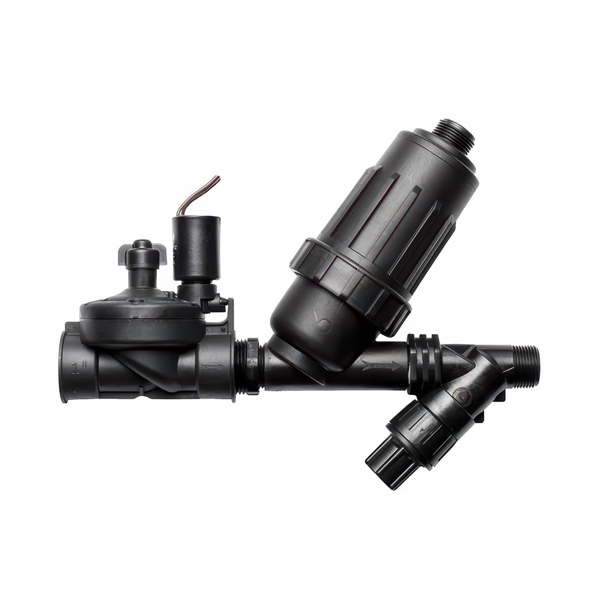 Netafim Low Volume Control Zone Kit, 1" Valve, 3/4" High Flow Pressure Regulator, 3/4" Screen Filter (LVCZSF10075-HFHP)