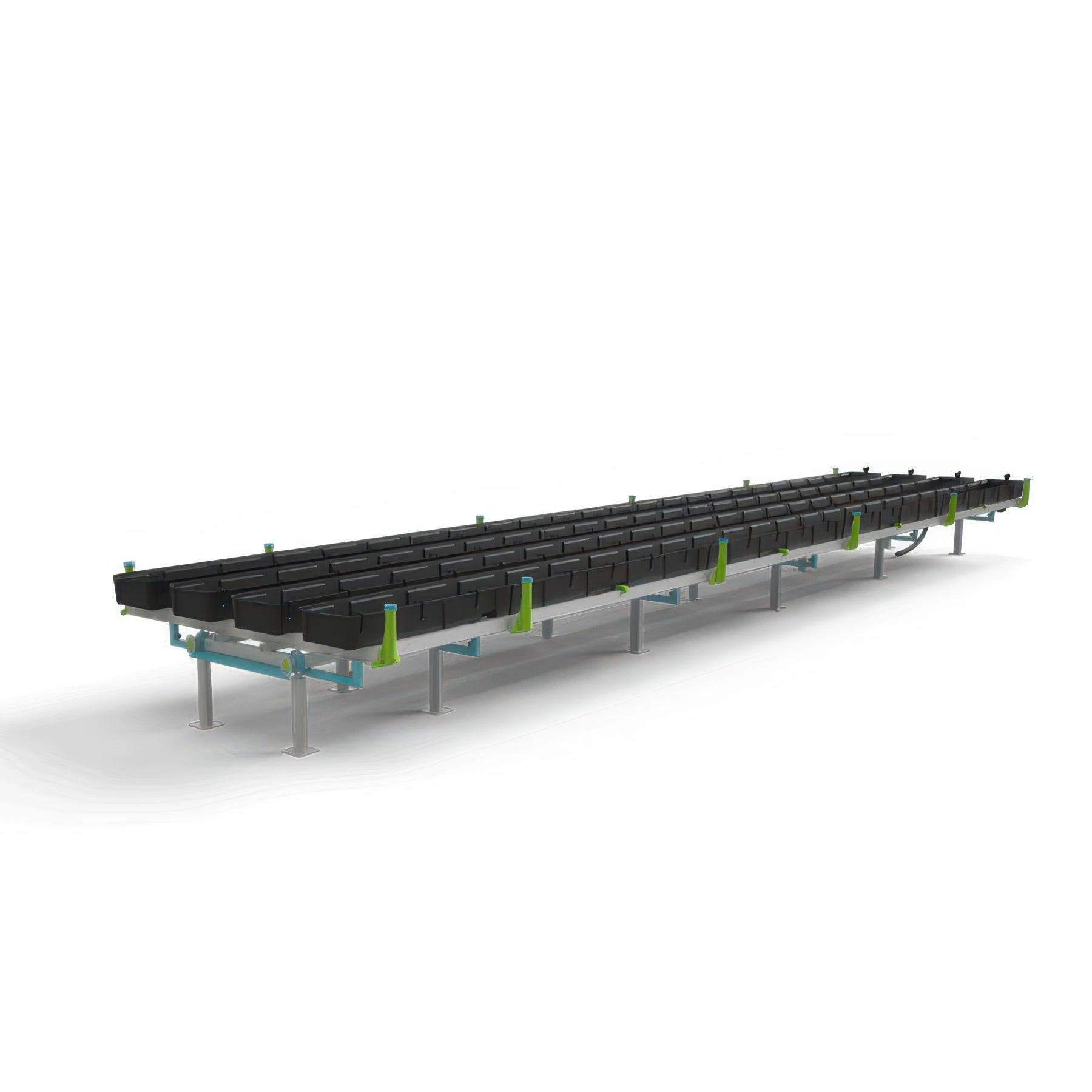 Botanicare Gutter Tray Slide Bench: 5 Foot Width x 8.5 Foot System Length x 20 Inch Height