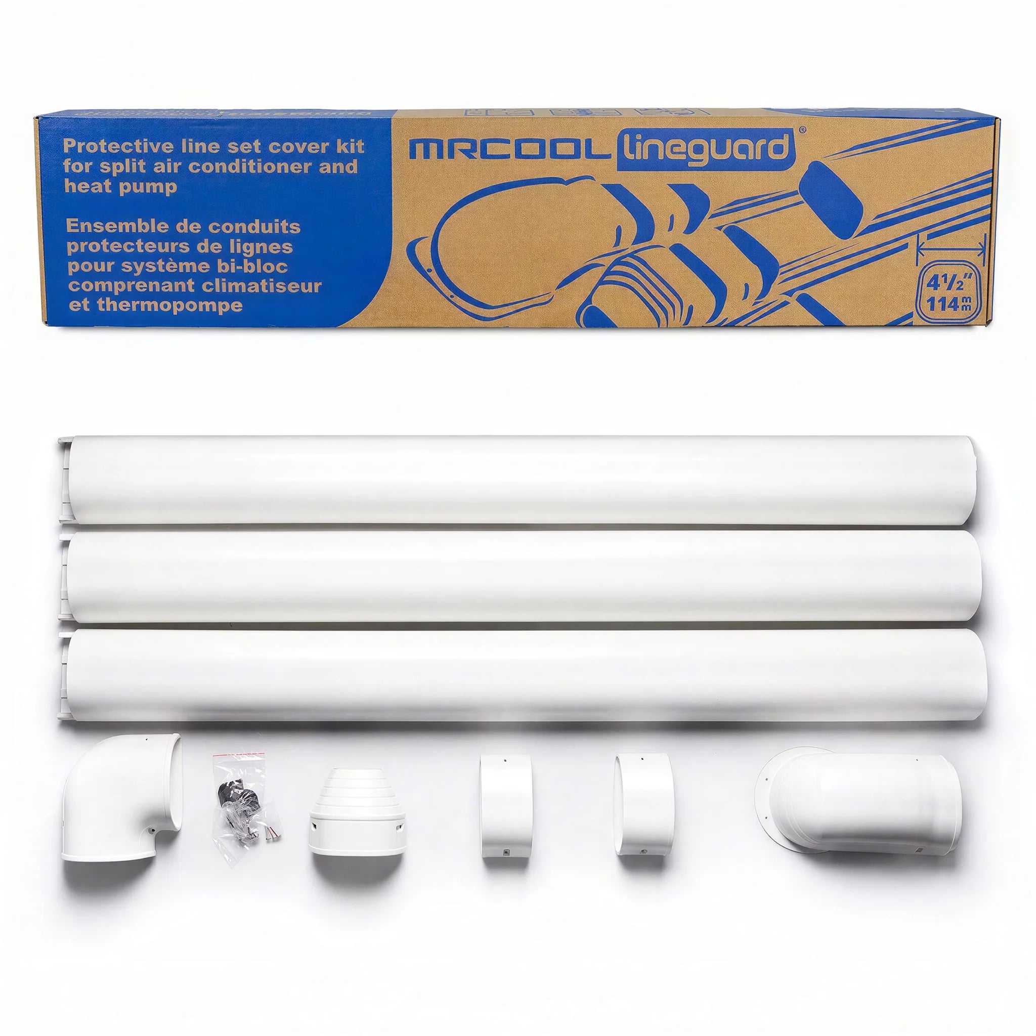 MR COOL 16-Piece LineGuard Cover Kit for Mini-Split 4.5 in
