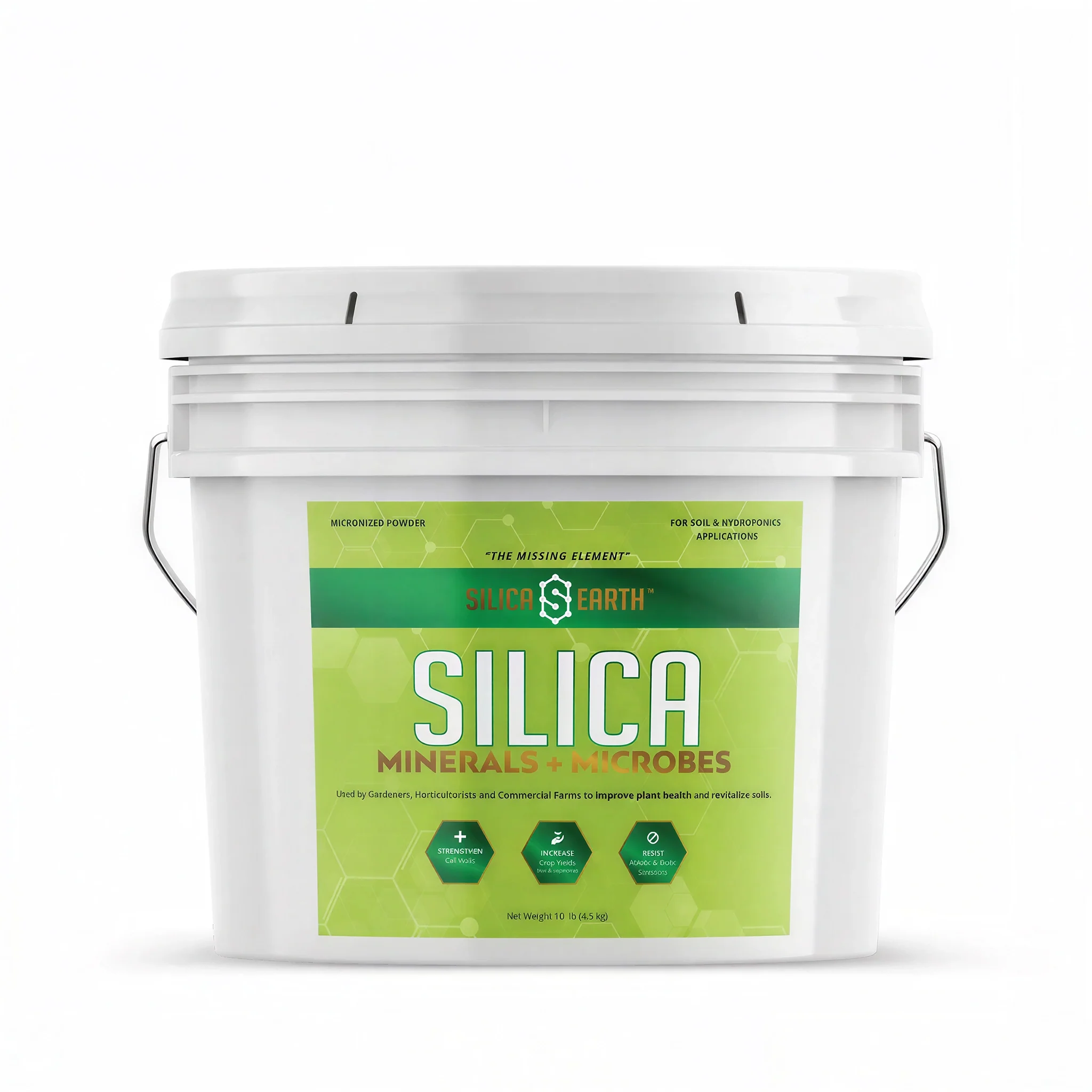 Silica Earth Minerals + Beneficial Microbes Micronized Powder