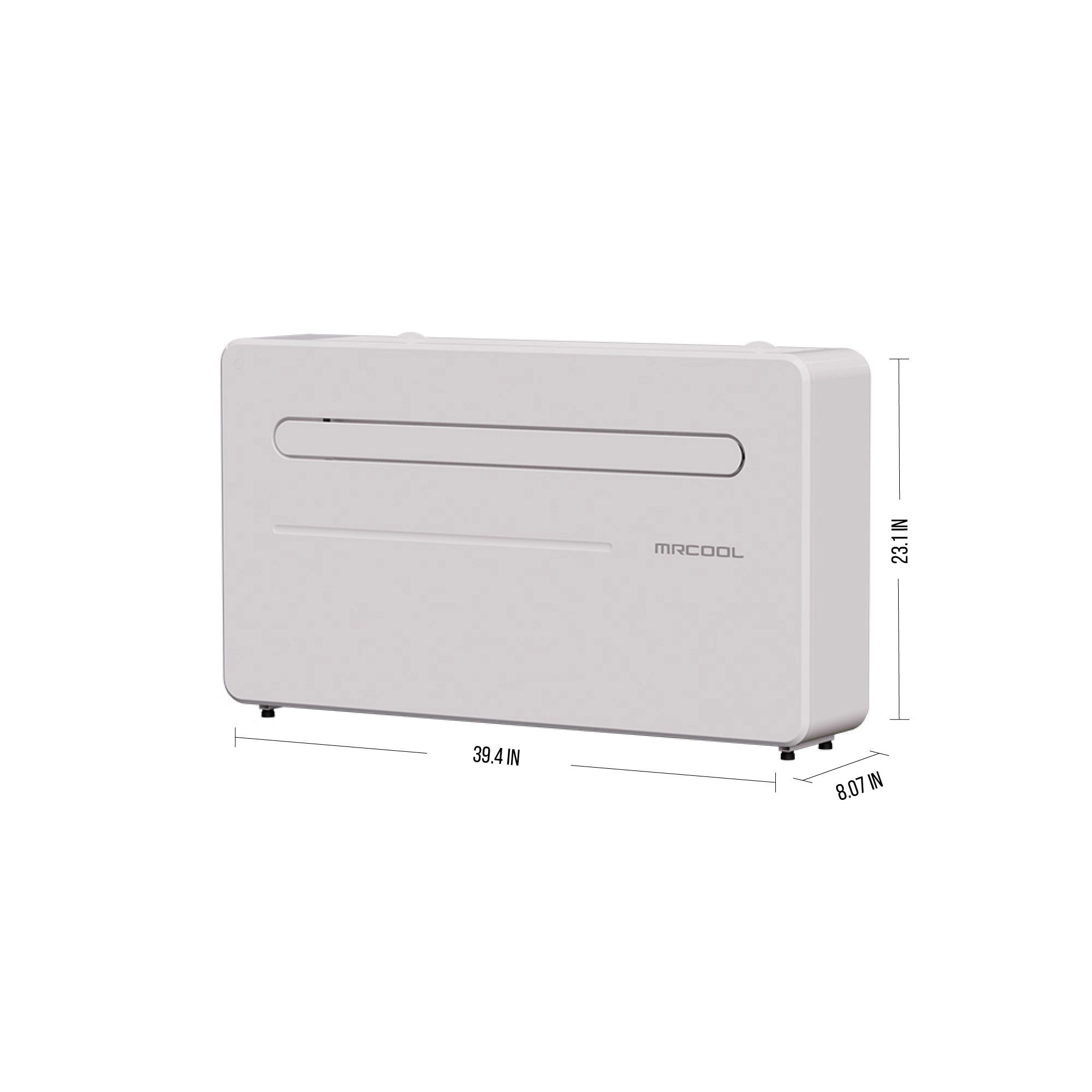 MRCOOL Monoblock MTHP Air Conditioner & Dehumidifier With Heat Pump, Install Kit, & Enhanced WiFi Connectivity, White, 115 Volt