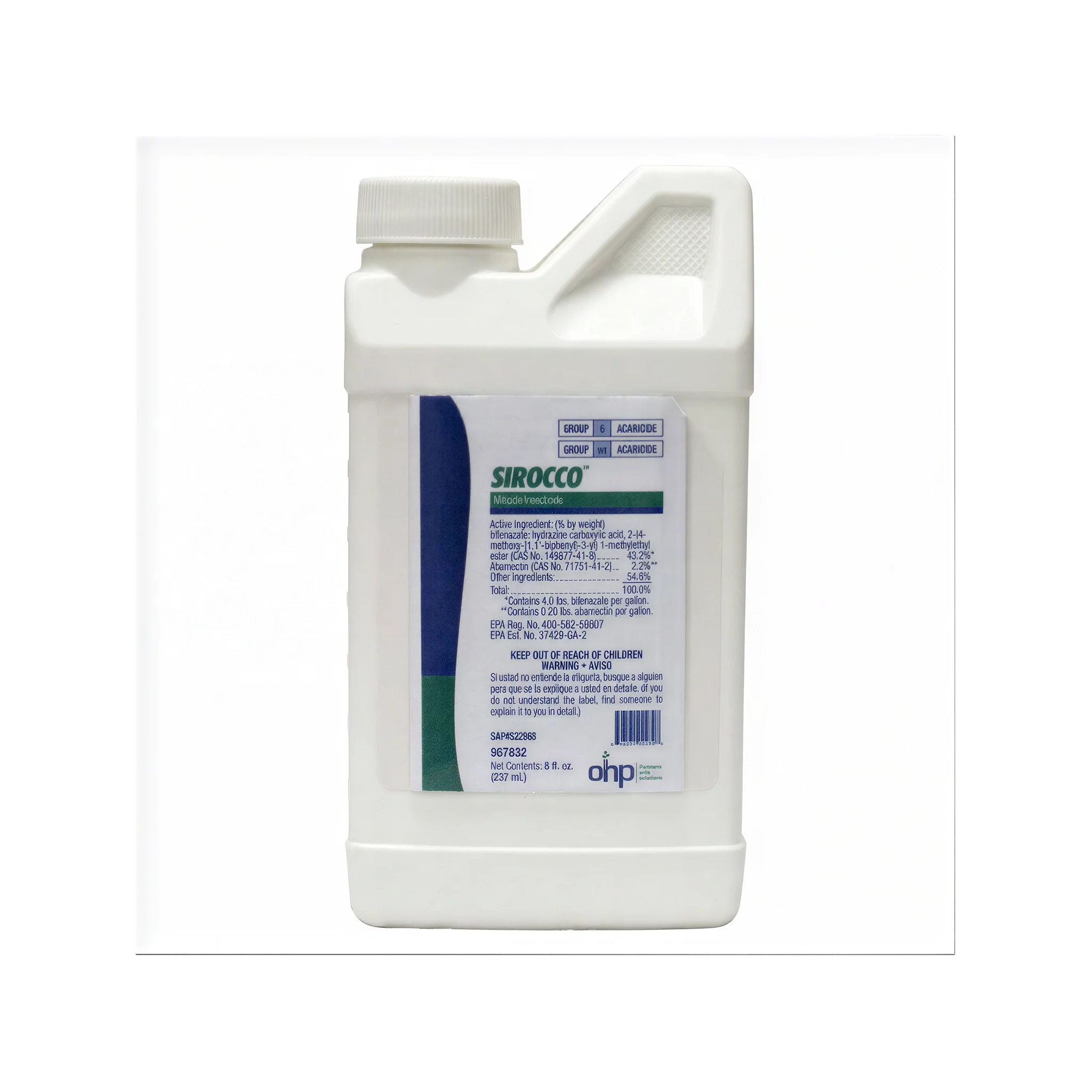 OHP Sirocco Miticide & Insecticide, 8 Ounces