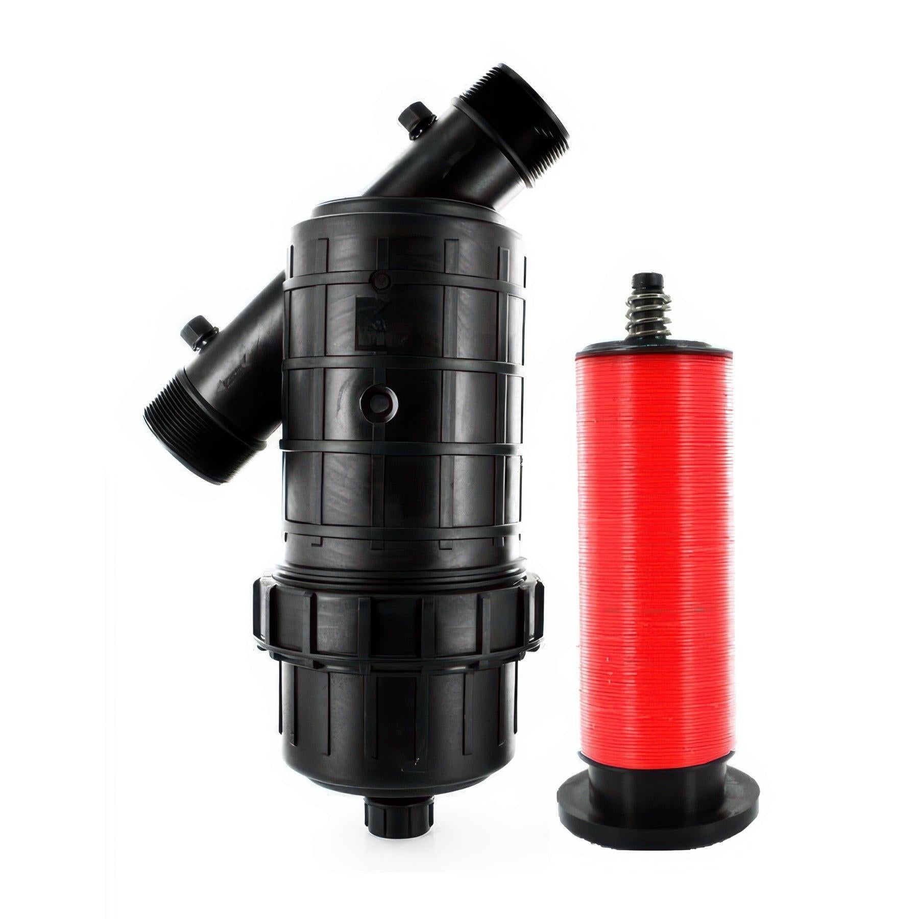 DIG 2 Inch MPT Inline Filter with Disc Elements, 120 Mesh