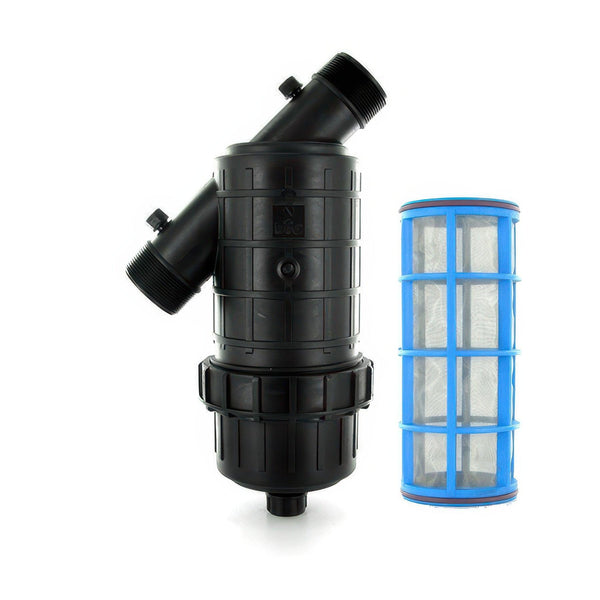 DIG 2 Inch MPT Inline Filter, 80 Mesh Stainless Steel Screen