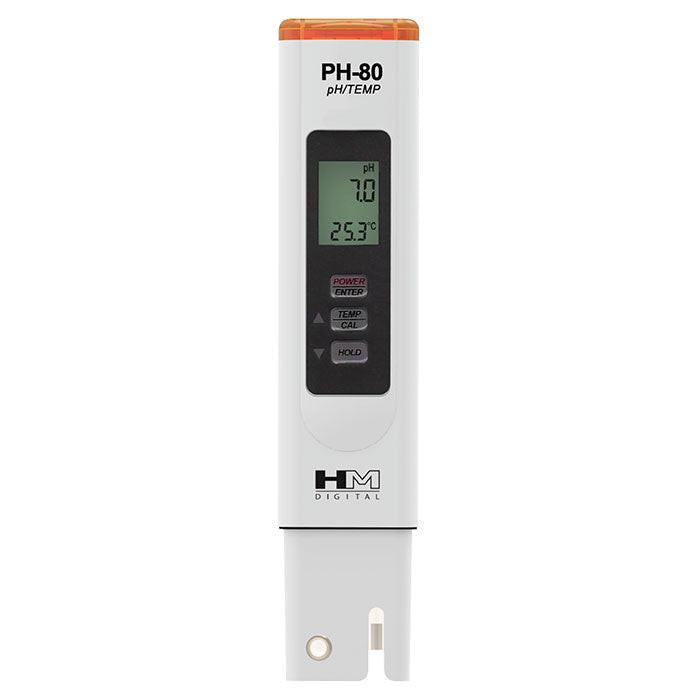 HM Digital PH-80 pH/Temp Meter for Hydroponics & Gardening