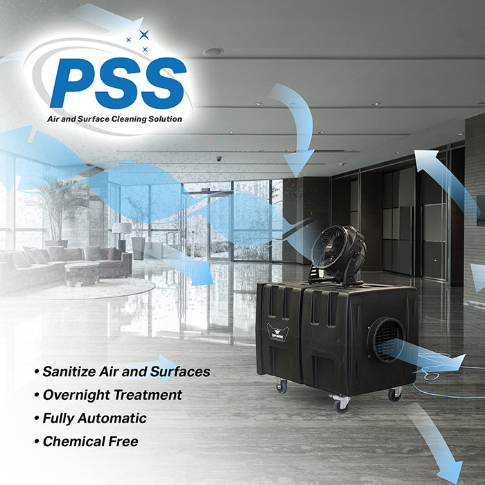 XPOWER Everest PLUS Programmable Sanitizing System, 2000 CFM HEPA Air Purifier + Ozone Generator + Digital Timer